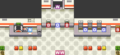 Battle Factory 1F map