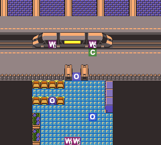 Goldenrod Magnet Train Station map