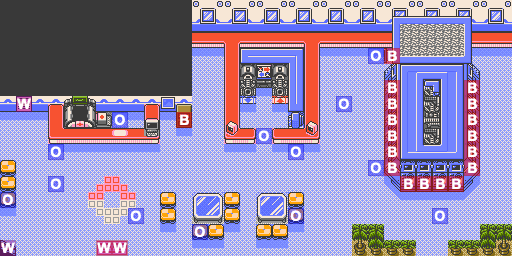 Goldenrod Pokécom Center 1F map