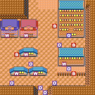 Lavender Town map