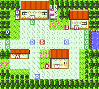 New Bark Town map