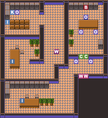 Rocket Hideout B4F map