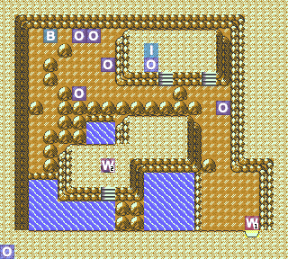 Slowpoke Well B1F map