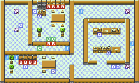 Team Rocket Base B3F map