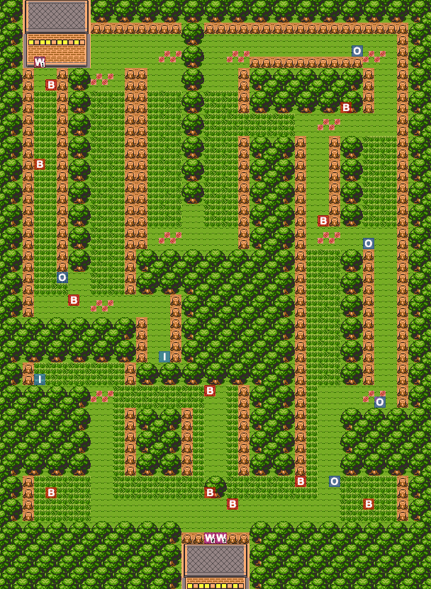 Viridian Forest map