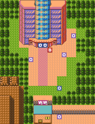 Battle Tower Outside map