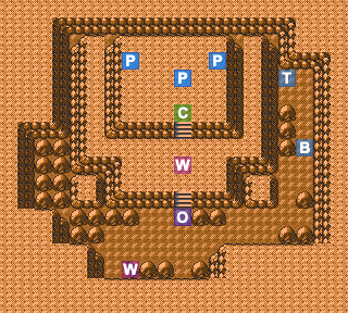 Burned Tower B1F map
