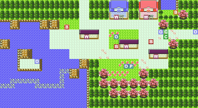 Cherrygrove City map