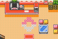 Route 3 Poke Center 1F map