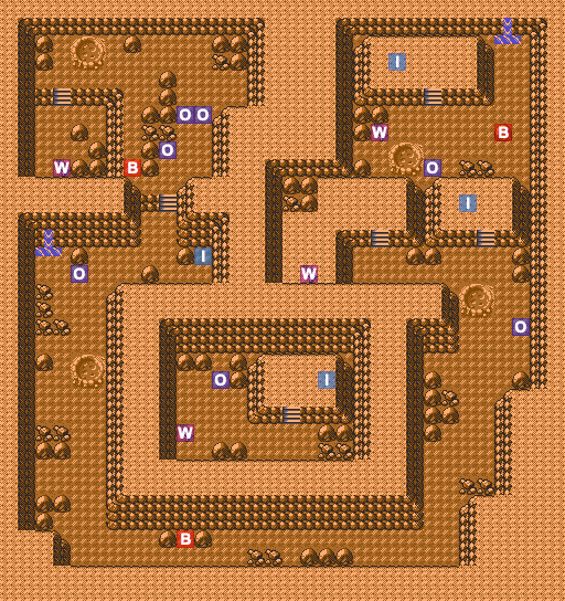 Mount Moon B2F map