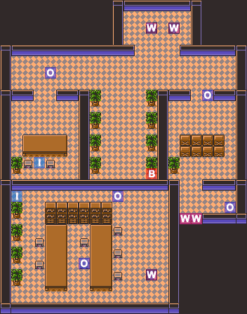 Rocket Hideout B1F map