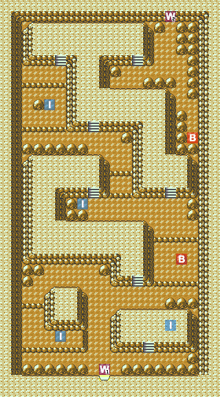 Silver Cave Room1 map
