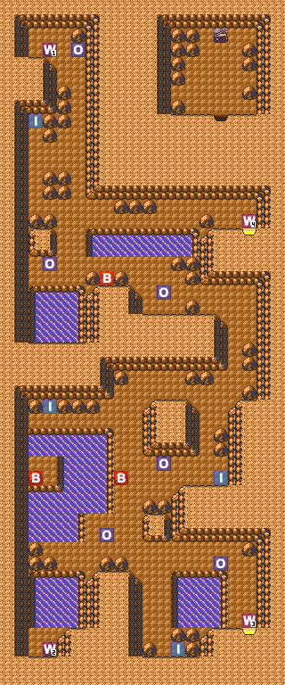 Union Cave 1F map