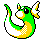 Dratini shiny sprite in Ambrosia