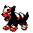 Houndour shiny sprite in Ambrosia