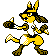 Lucario shiny sprite in Ambrosia