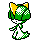 Ralts shiny sprite in Ambrosia