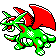 Salamence shiny sprite in Ambrosia