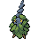 Burmy shiny sprite in Crystal Advance Redux