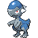 Cranidos front sprite in Crystal Advance Redux