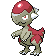 Cranidos shiny sprite in Crystal Advance Redux