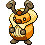 Kricketot shiny sprite in Crystal Advance Redux