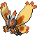 Mothim front sprite in Crystal Advance Redux