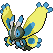 Mothim shiny sprite in Crystal Advance Redux