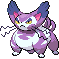 Purugly shiny sprite in Crystal Advance Redux