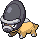Shieldon front sprite in Crystal Advance Redux
