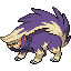 Skuntank front sprite in Crystal Advance Redux