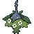 Wormadam shiny sprite in Crystal Advance Redux