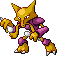 Alakazam shiny sprite in Emerald Legacy