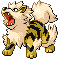 Arcanine shiny sprite in Emerald Legacy