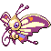 Beautifly shiny sprite in Emerald Legacy