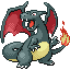 Charizard shiny sprite in Emerald Legacy