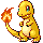 Charmander shiny sprite in Emerald Legacy