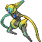 Deoxys shiny sprite in Emerald Legacy