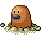 Diglett shiny sprite in Emerald Legacy