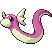 Dratini shiny sprite in Emerald Legacy