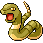 Ekans shiny sprite in Emerald Legacy