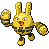 Elekid shiny sprite in Emerald Legacy