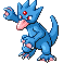Golduck shiny sprite in Emerald Legacy