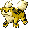 Growlithe shiny sprite in Emerald Legacy