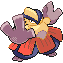Hariyama shiny sprite in Emerald Legacy