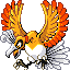 Ho-Oh shiny sprite in Emerald Legacy