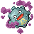 Koffing shiny sprite in Emerald Legacy