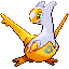 Latias shiny sprite in Emerald Legacy