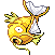 Magikarp shiny sprite in Emerald Legacy
