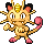 Meowth shiny sprite in Emerald Legacy